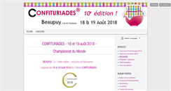 Desktop Screenshot of confituriades-beaupuy.com