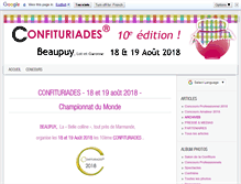 Tablet Screenshot of confituriades-beaupuy.com